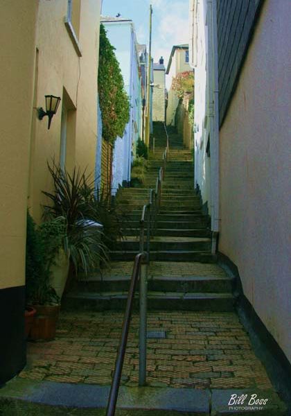 steep stairs